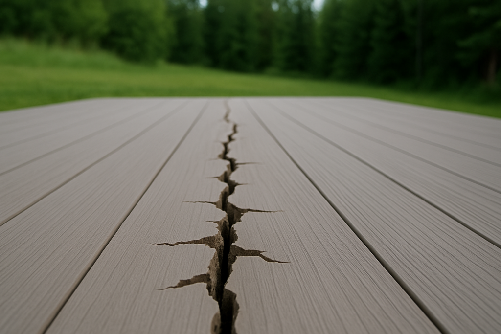 Jak naprawić pękniętą deskę tarasową