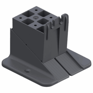 Wspornik regulowany klinowy 65 mm - 95 mm