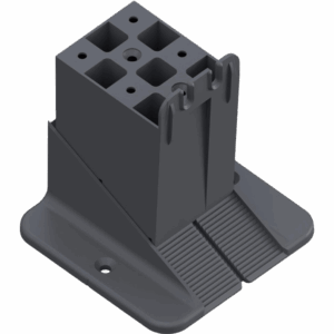 Wspornik regulowany klinowy 95 mm - 125 mm